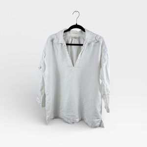 Banana‎ Republic 100% Irish linen Tunic Top Size Medium (G)